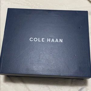 Cole Haan black lace up boots